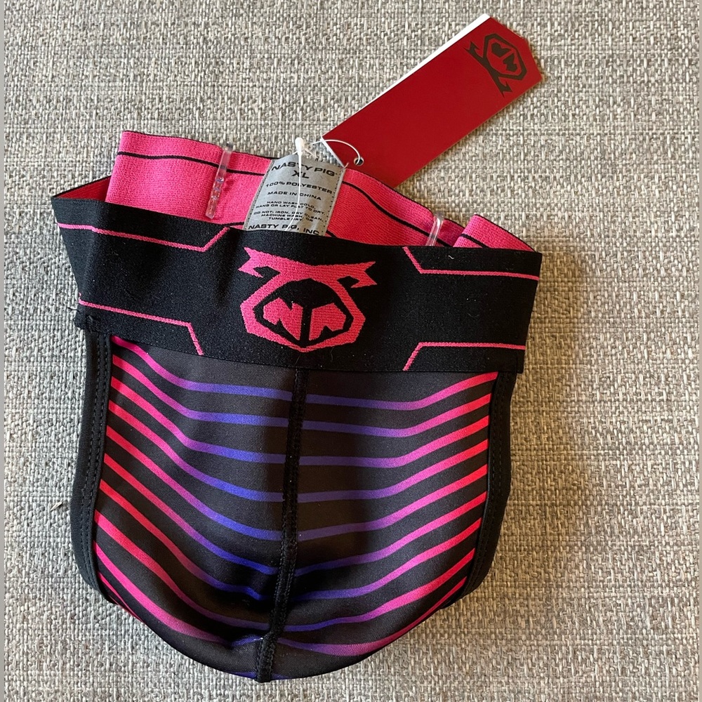 Nasty Pig Afterglow Jockstrap - Black/Pink/Purple - NWT